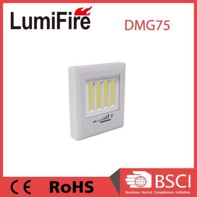 Dimmable Cabinet Wall Wireless 4PCS COB LED Night Light Switch with Magnetic