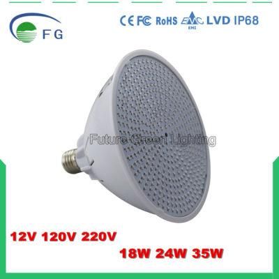 IP68 24W E27 LED PAR56 LED Underwater Swimming Pool Light