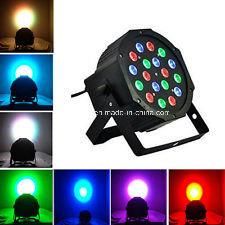 18*1W/3W RGB LED Plastic Plat PAR Light / LED Stage Light