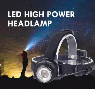 High Power Zoom Head Light Lamp Aluminum Ultra Bright Patrol Fishing Hunting Miners Powerful USB Rechargeable Headlamp