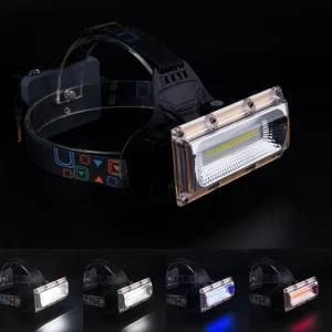 Rechargeable Waterproof Hunting Fishing Lighting COB LED Headlamp