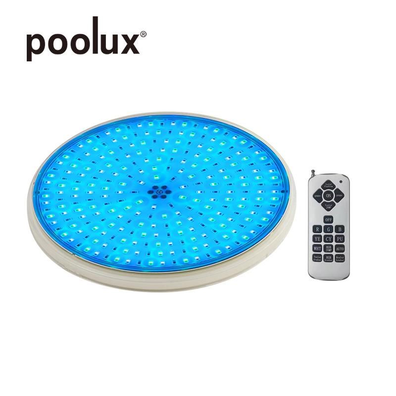 PAR56 12V 20W 252LEDs Glass Swimming Pool Lamp Underwater LED Light RGB with 18keys Remote Control