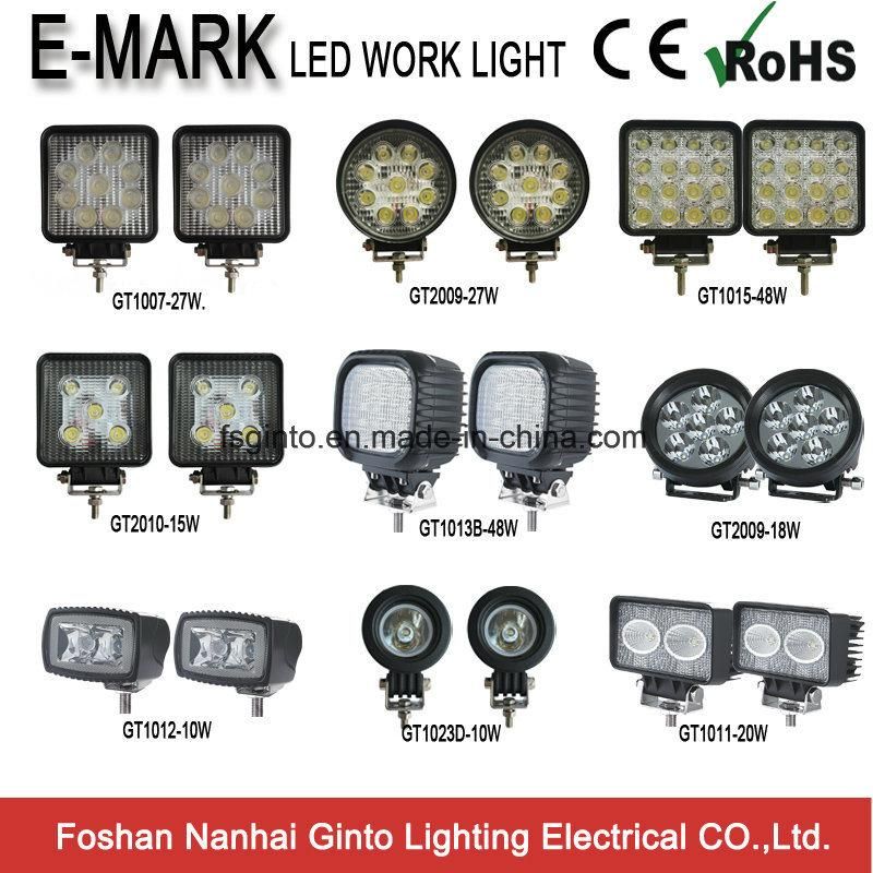Waterproof Emark R9/R23 15W LED Working Light for Trailer Tractor Truck (GT2010-15W)