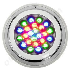 18X1w RGB Stainless, LED Wall Mounted Pool Light