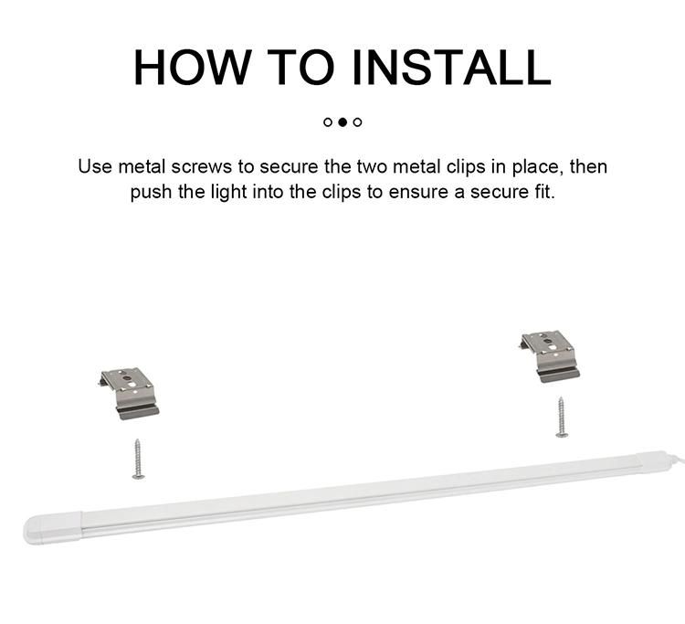 Moisture-Proof LED Light with Microwave Sensor for Warehouse Light