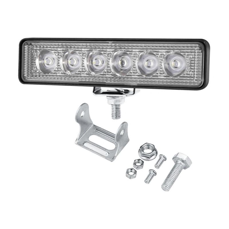 Dxz Factory 6LED 18W Long Strip Daytime Running Light Auxiliary Light off-Road Vehicle Modified Thin Lamp