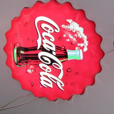 Acrylic Round Double Sided LED Frontlit Beverage Illuminated LED Light Box for Advertising