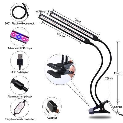 Wholesale 4 Head Dimmable Clip LED Grow Light Plants Grow Tube with Tripod Stand for Indoor Plants