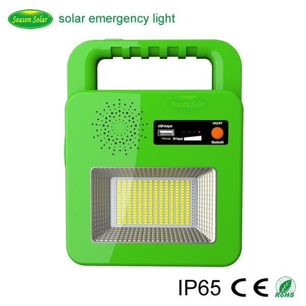 Rechargeable Flashlighting Lantern 5W Outdoor Solar LED Camping Light with USB Charging Lighting Lamp