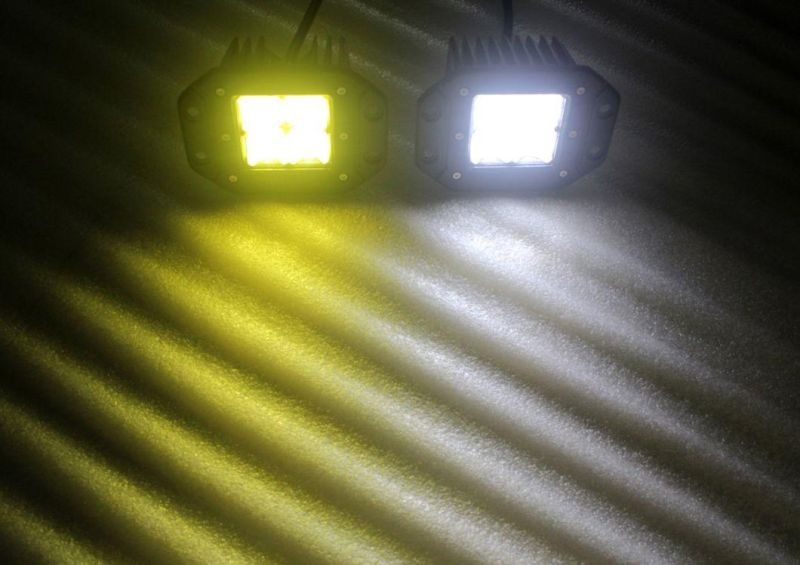 Flush Mount 4 LED 16W Auto Offroad LED Driving Work Car Light