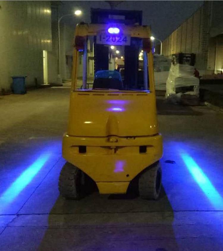 6 Inch 30W LED Forklift Truck Car Warning Lamp Safety Working Light Bar Warehouse Danger Area Light 10-80V