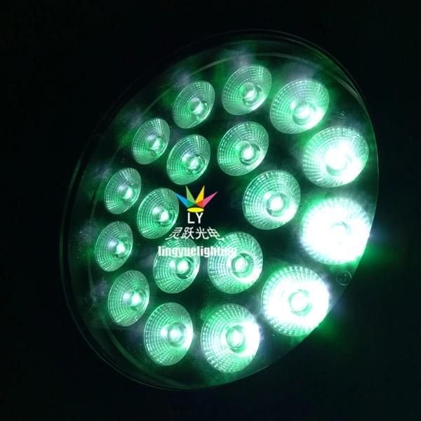 DMX 18X18W RGBWA UV Flat Outdoor LED PAR Stage Light