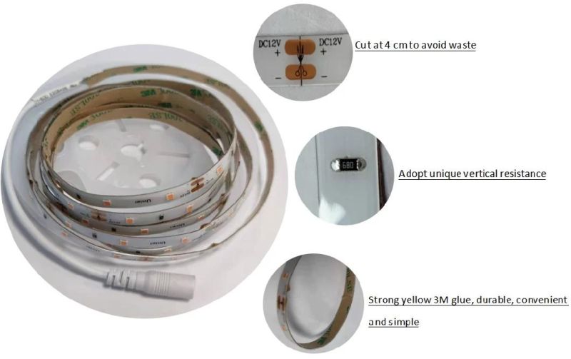 SMD2835 12V 60LEDs/M LED Strip for Plant, Flexible LED Light