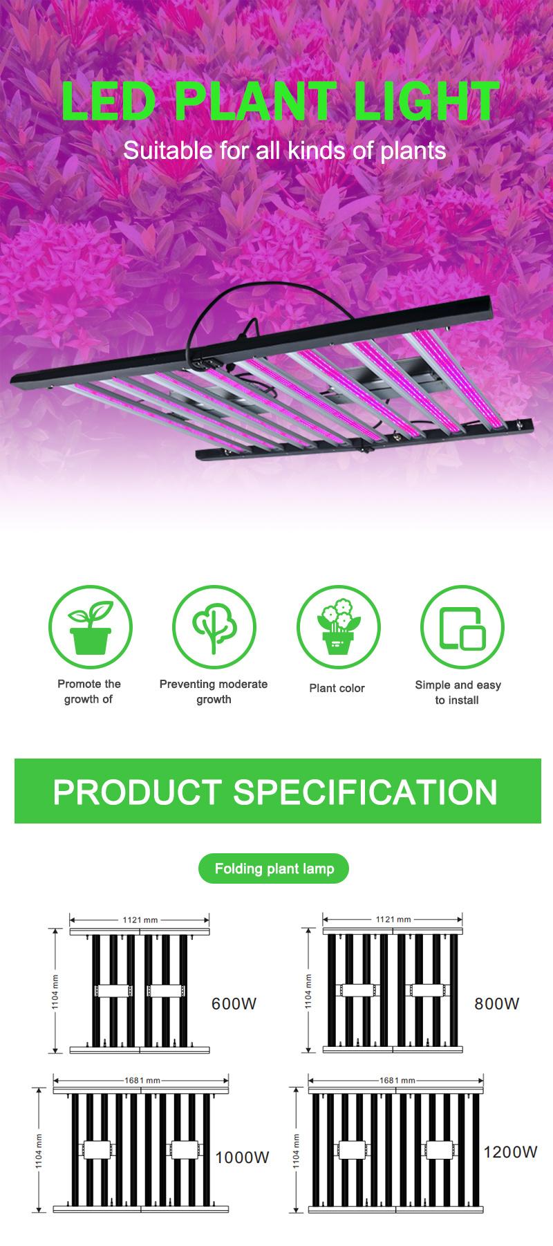 1000W Grow Light LED for Greenhouse Planting 800W LED Grow Light