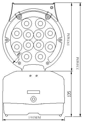 Hight Quality Portable LED Solar Traffic Warning Lamp for Emergency