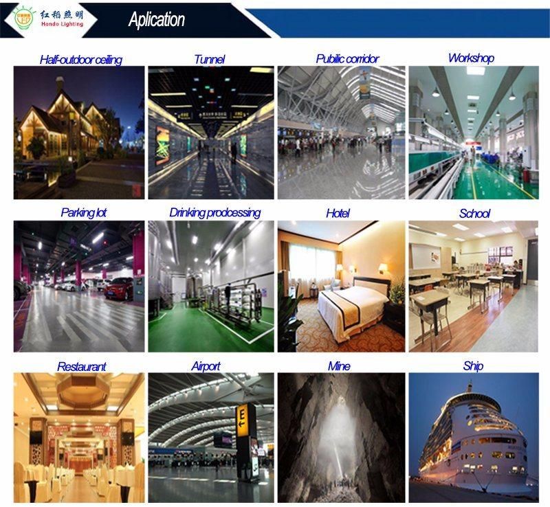 Anti-Corrosion Dust-Proof Coastal Area Basement Workshop Weatherproof Light