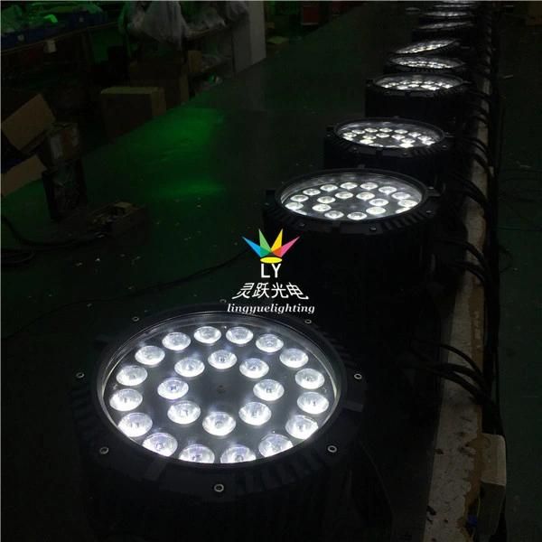 DMX512 24X12W RGBW IP65 LED Waterproof Outdoor PAR Light