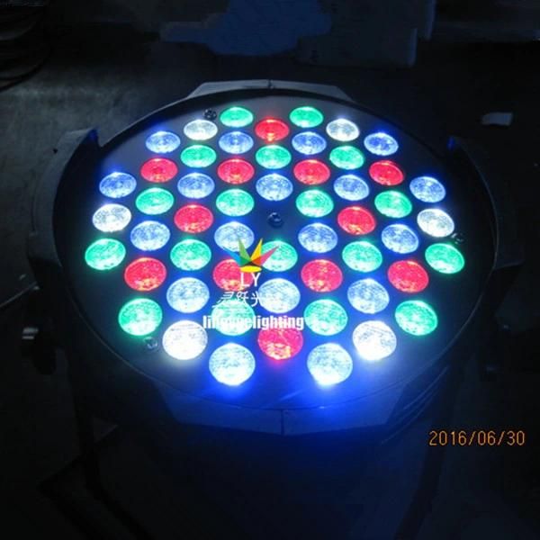 Ly DJ Disco 54X3w RGBW PAR 64 LED Stage Light