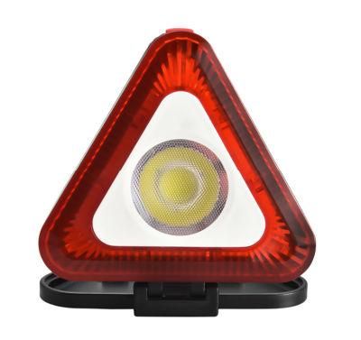 Wholesale Battery Powered Inspection Working Spotlight Triangular Commercial Magnetic Car Work Lamp with Hook Quality COB LED Work Light