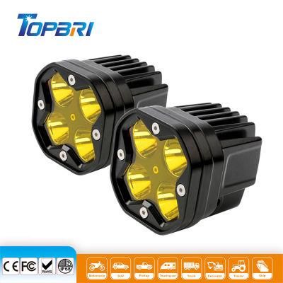 12V 40W Mini LED Fog Work Driving Lights for Motorcycle Truck Offroad