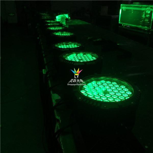 Whtie 54PCS 3W DMX Waterproof LED PAR Can Stage Light