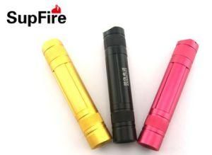 3 Colors Mini Portable Rechargeable LED Torch Flashlight with CE