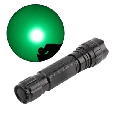 Green LED Aluminum Alloy Home Outdoor Camping Hunting Tactical Flashlight