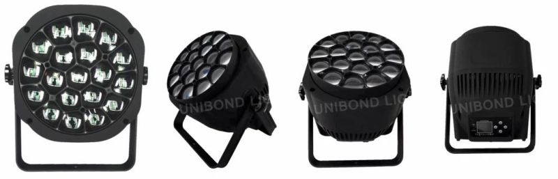 19PCS 15W RGBW Zoom Bee Eye PAR Stage Light