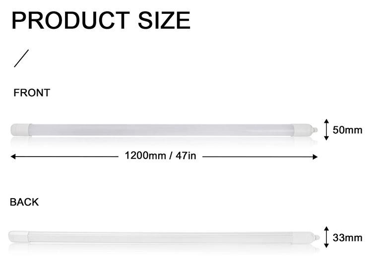 Moisture-Proof LED Light with Microwave Sensor for Warehouse Light