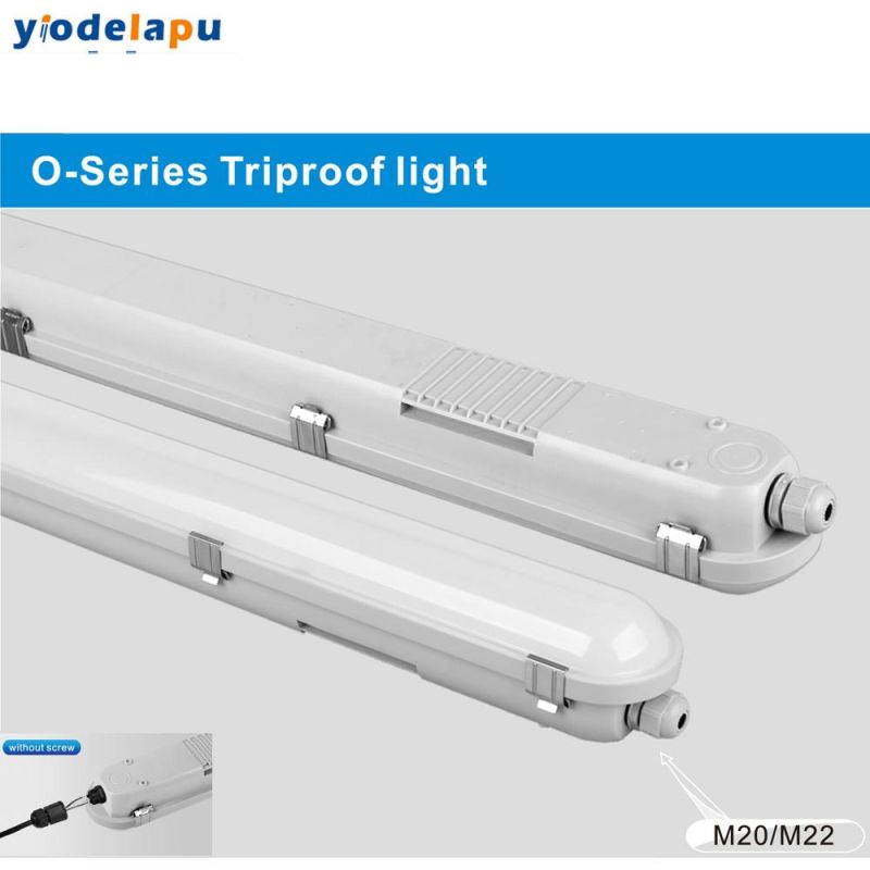 IP65 Waterproof Lighting Fixture LED Tri-Proof Light Vapor Tight Light Weather Proof Light