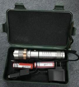 CREE T6 2000lm Self-Defence Luto Head Tactical Aluminum Zoom LED Flashlight