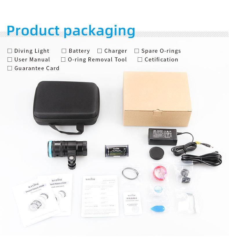 Focus Smart Dive Light for Underwater Photography Smart Focus