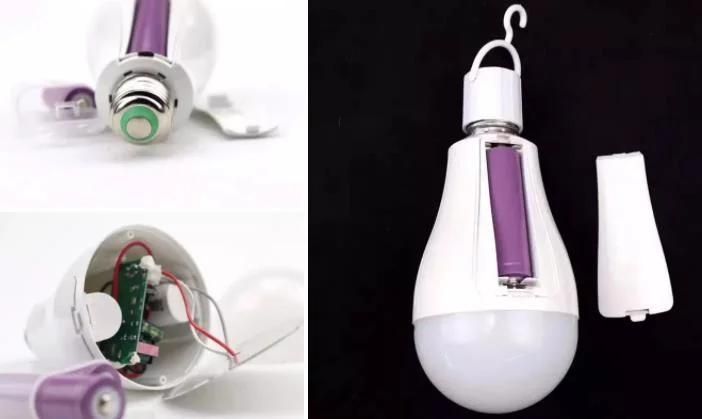 Emergency Rechargeable LED Light Bulb for Home Lighting