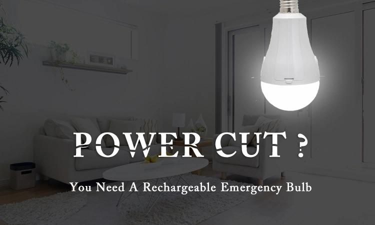 9W 12W 15W Lithium Battery LED Emergency Bulb Rechargeable