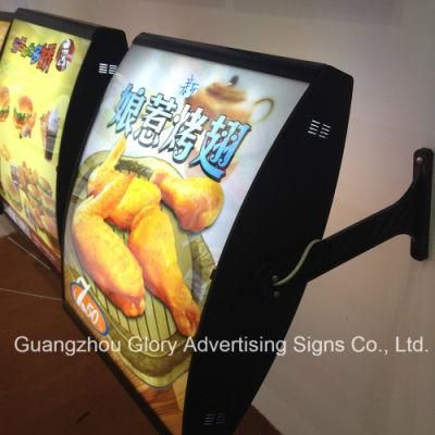 High Quality Menu Poster Single Side LED Menu Light Box