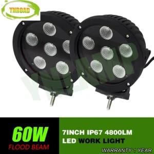 7inch 60W Black Outdoor LED Work Light with CREE LEDs