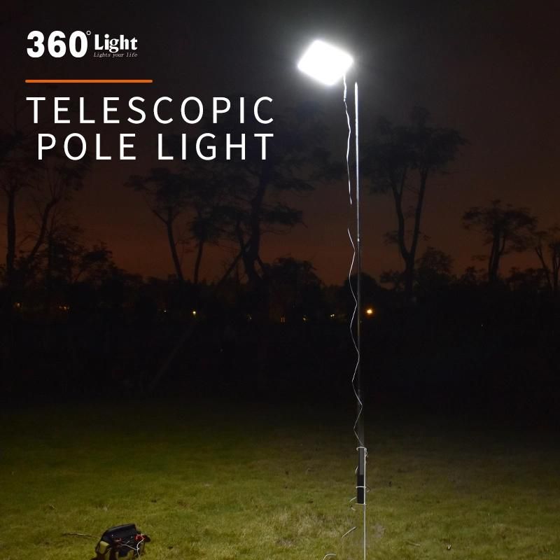 360 Light Outdoor Camping Light Fr 09 COB Super Bright Big Size Panels Fishing Rod Light for Night Market