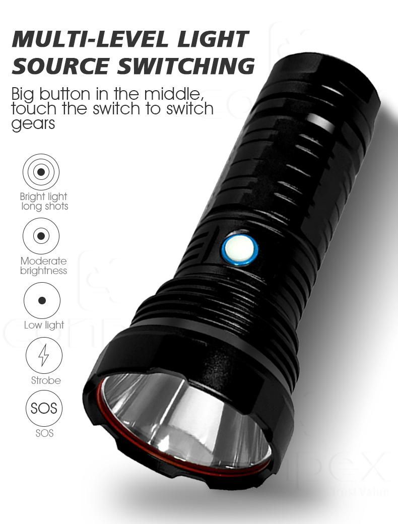 Conpex LED Powerful Flashlight Tw-1028 Model OEM/ODM