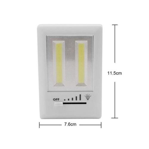 Brightness Adjustable Dimming COB LED Wall Mount Light Switch