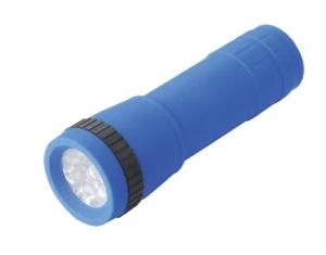 9LEDs ABS Material Rubber LED Flashlgiht (TF-8205)
