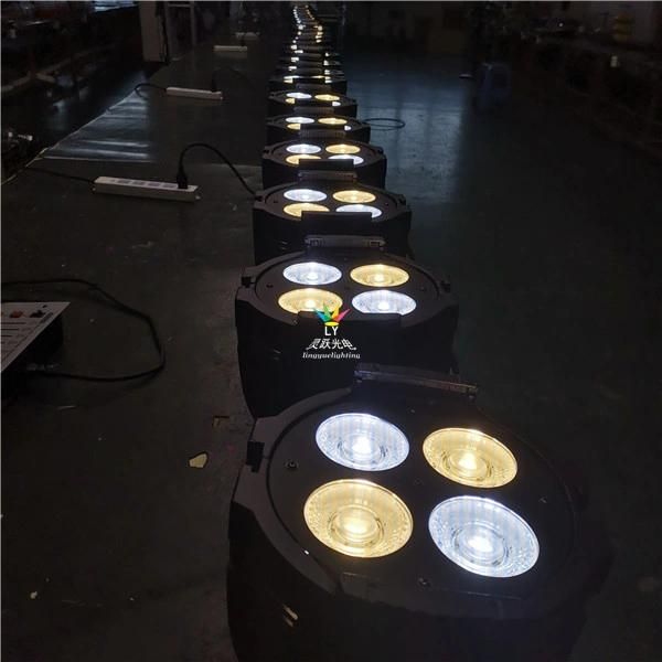 DMX Stage 4X50W Warm White LED PAR Can Light for Events