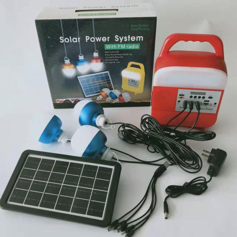 Solar Panel Power Kit From Global Sunrise Lights Manufacture Solar Home Emergency LED Kit