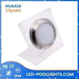 12V IP68 316ss Resin Filled 18W Yellow LED Swimming Pool Light