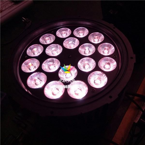 IP65 Outdoor 18X10W RGBW DMX512 LED PAR Can Light