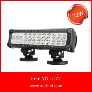 72W Offroad LED Work Light Bar for SUV C72