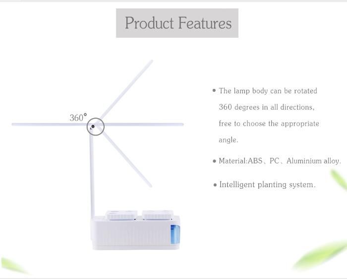 16W Desk Top Garden Hydroponic Table LED Grow Light