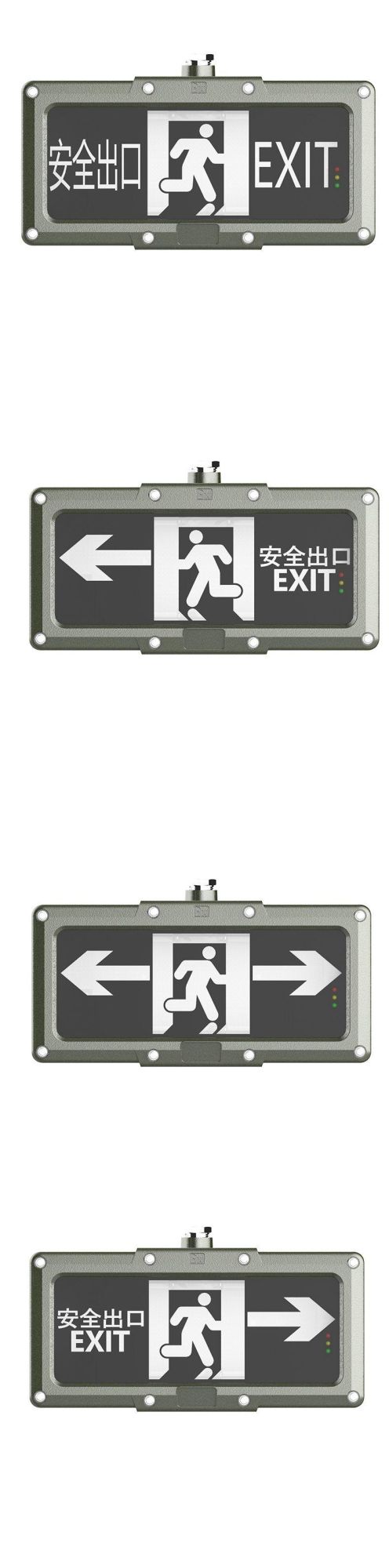 Hazardous Location Explosion Proof Exit Sign Light Emergency Lighting