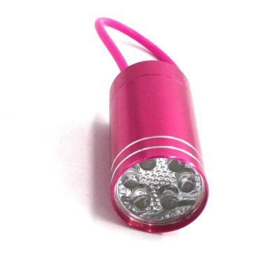 Goldmore10 Cute Mini LED Key Chain Flashlights with Beautiful Color Customizable