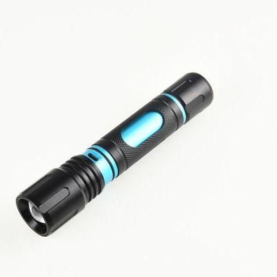 CREE T6 Rechargeable LED Zoomable Tactical Flashlight