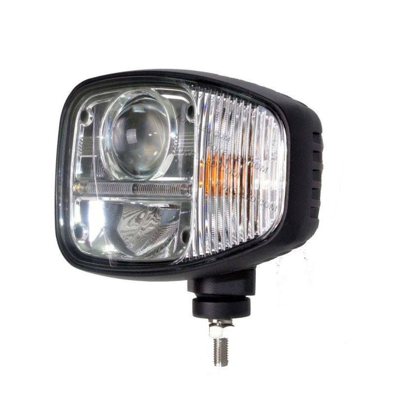 Heavy Duty Snow Plow LED Headlamp 82W LED Combination High-Low Beam Headlight with Day Running Light